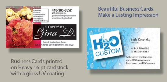 business card samples